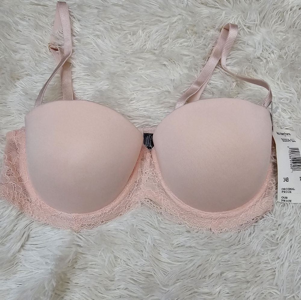 Push Up Convertible/Strapless Padded Bra 34B